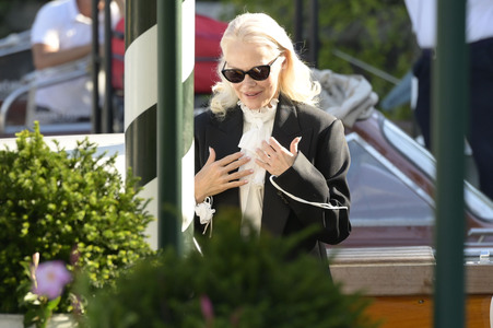 Ankunft von Pamela Anderson am Hotel Excelsior, Internationale Filmfestspiele von Venedig 2026