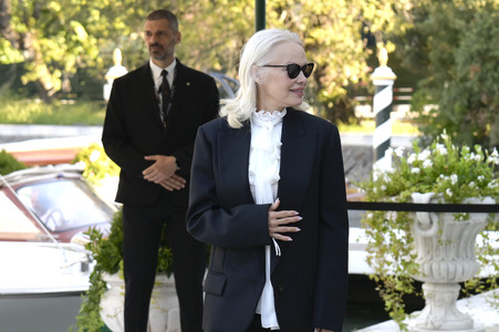 Ankunft von Pamela Anderson am Hotel Excelsior, Internationale Filmfestspiele von Venedig 2026
