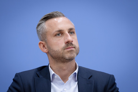 Bundespressekonferenz 'AfD - Auswirkungen der Landtagswahl in Sachsen-Anhalt auf die Bundespolitik' in Berlin