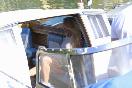 Abfahrt von Victoria Silvstedt vom Hotel Excelsior, Internationale Filmfestspiele von Venedig 2026