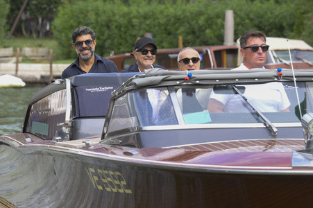 Ankunft von Pierfrancesco Favino, Giovanni Veronesi und Silvio Orlando am Hotel Excelsior, Internationale Filmfestspiele von Venedig 2026