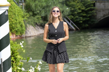 Ankunft von Claudia Napolitano am Hotel Excelsior, Internationale Filmfestspiele von Venedig 2026