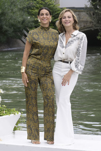 Ankunft von Donatella Finocchiaro und Violante Placido am Hotel Excelsior, Internationale Filmfestspiele von Venedig 2026