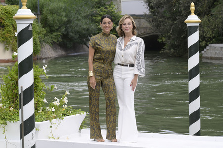 Ankunft von Donatella Finocchiaro und Violante Placido am Hotel Excelsior, Internationale Filmfestspiele von Venedig 2026