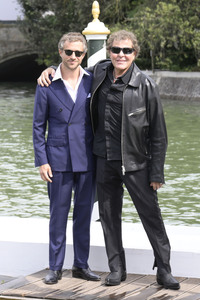 Ankunft von Francesco Carrozzini und Renzo Rosso am Hotel Excelsior, Internationale Filmfestspiele von Venedig 2026