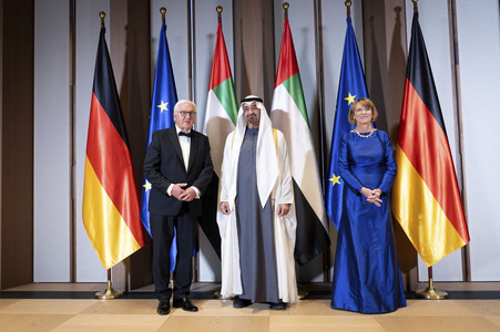 Staatsbankett zu Ehren des Staatspräsidenten der Vereinigten Arabischen Emirate in Berlin