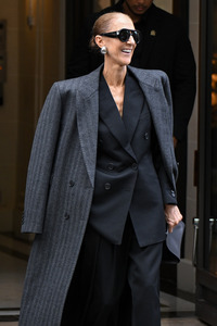 Céline Dion auf dem Weg zu ihrem Konzert in Paris