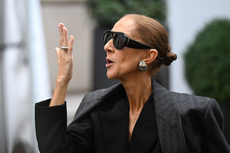 Céline Dion auf dem Weg zu ihrem Konzert in Paris