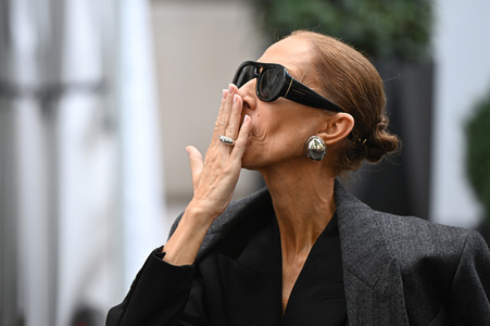 Céline Dion auf dem Weg zu ihrem Konzert in Paris