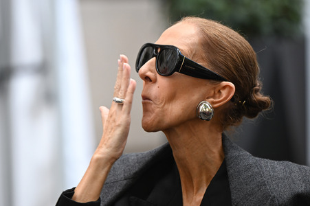 Céline Dion auf dem Weg zu ihrem Konzert in Paris