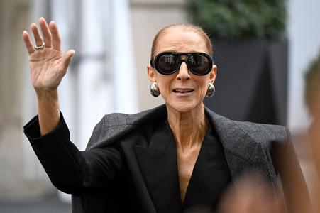 Céline Dion auf dem Weg zu ihrem Konzert in Paris