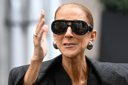 Céline Dion auf dem Weg zu ihrem Konzert in Paris