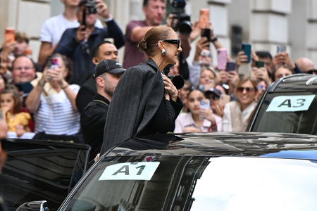 Céline Dion auf dem Weg zu ihrem Konzert in Paris