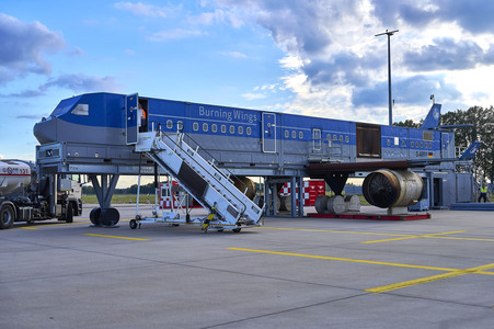 Flugunfall-Übung auf dem Hannover Airport