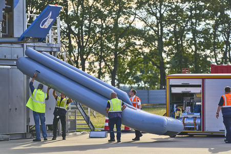 Flugunfall-Übung auf dem Hannover Airport