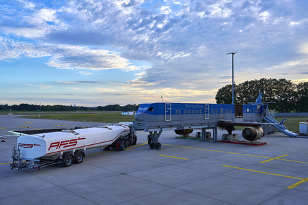 Flugunfall-Übung auf dem Hannover Airport