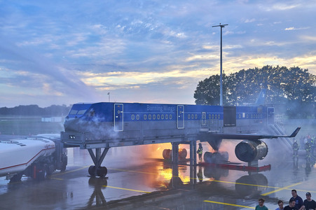 Flugunfall-Übung auf dem Hannover Airport