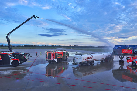 Flugunfall-Übung auf dem Hannover Airport