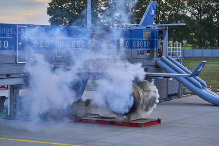 Flugunfall-Übung auf dem Hannover Airport