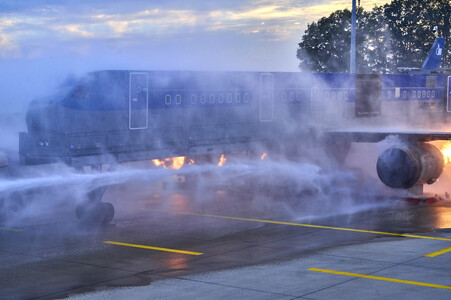 Flugunfall-Übung auf dem Hannover Airport