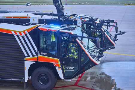 Flugunfall-Übung auf dem Hannover Airport