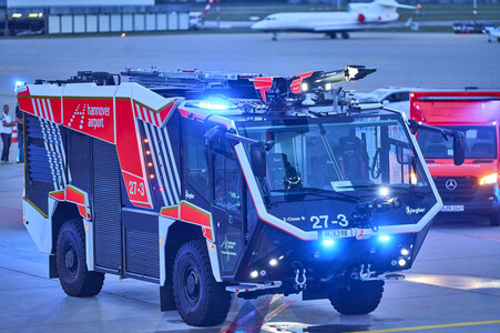 Flugunfall-Übung auf dem Hannover Airport