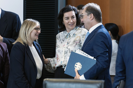 58. Kabinettssitzung des Bundeskabinetts in Berlin