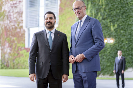 Empfang des Ministerpräsidenten vom Irak in Berlin