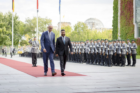 Empfang des Ministerpräsidenten vom Irak in Berlin