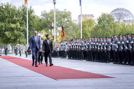 Empfang des Ministerpräsidenten vom Irak in Berlin