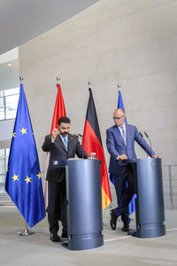 Empfang des Ministerpräsidenten vom Irak in Berlin
