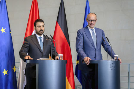 Empfang des Ministerpräsidenten vom Irak in Berlin
