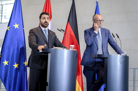 Empfang des Ministerpräsidenten vom Irak in Berlin