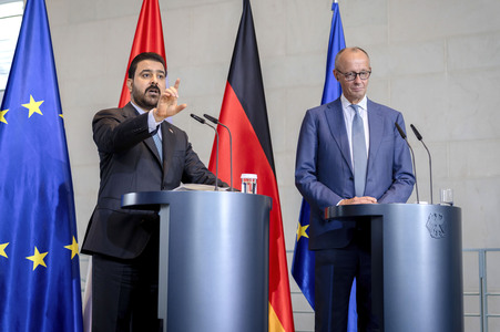 Empfang des Ministerpräsidenten vom Irak in Berlin