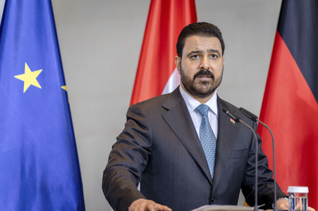 Empfang des Ministerpräsidenten vom Irak in Berlin