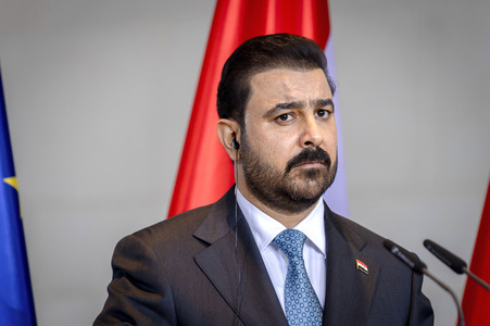Empfang des Ministerpräsidenten vom Irak in Berlin