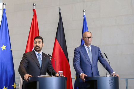 Empfang des Ministerpräsidenten vom Irak in Berlin