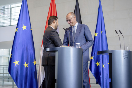 Empfang des Ministerpräsidenten vom Irak in Berlin
