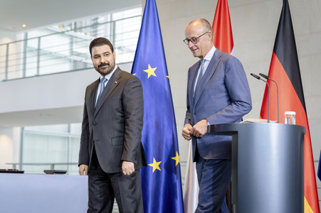 Empfang des Ministerpräsidenten vom Irak in Berlin