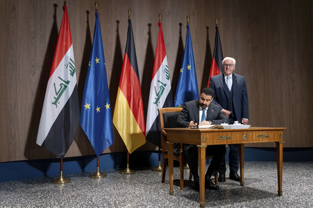 Empfang des Ministerpräsidenten vom Irak beim Bundespräsidenten in Berlin