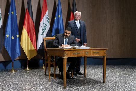 Empfang des Ministerpräsidenten vom Irak beim Bundespräsidenten in Berlin