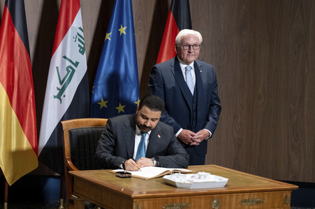 Empfang des Ministerpräsidenten vom Irak beim Bundespräsidenten in Berlin