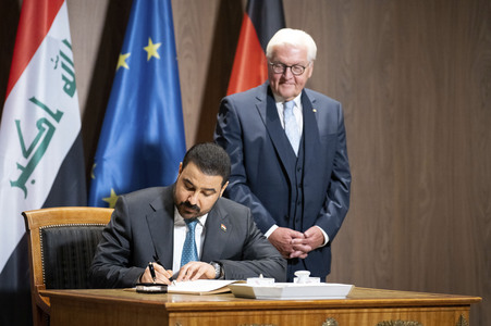 Empfang des Ministerpräsidenten vom Irak beim Bundespräsidenten in Berlin
