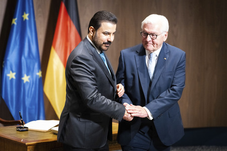 Empfang des Ministerpräsidenten vom Irak beim Bundespräsidenten in Berlin