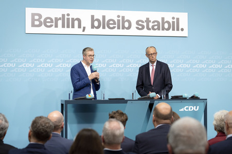 Wahlkampf-Schlussspurt der CDU zur Abgeordnetenhauswahl 2026 in Berlin