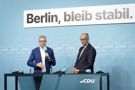 Wahlkampf-Schlussspurt der CDU zur Abgeordnetenhauswahl 2026 in Berlin