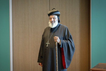 Gespräch des Bundespräsidenten mit dem Patriarchen der Kirche von Antiochien in Berlin