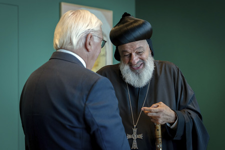 Gespräch des Bundespräsidenten mit dem Patriarchen der Kirche von Antiochien in Berlin