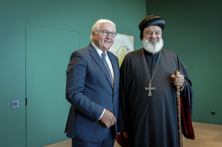 Gespräch des Bundespräsidenten mit dem Patriarchen der Kirche von Antiochien in Berlin