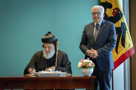Gespräch des Bundespräsidenten mit dem Patriarchen der Kirche von Antiochien in Berlin